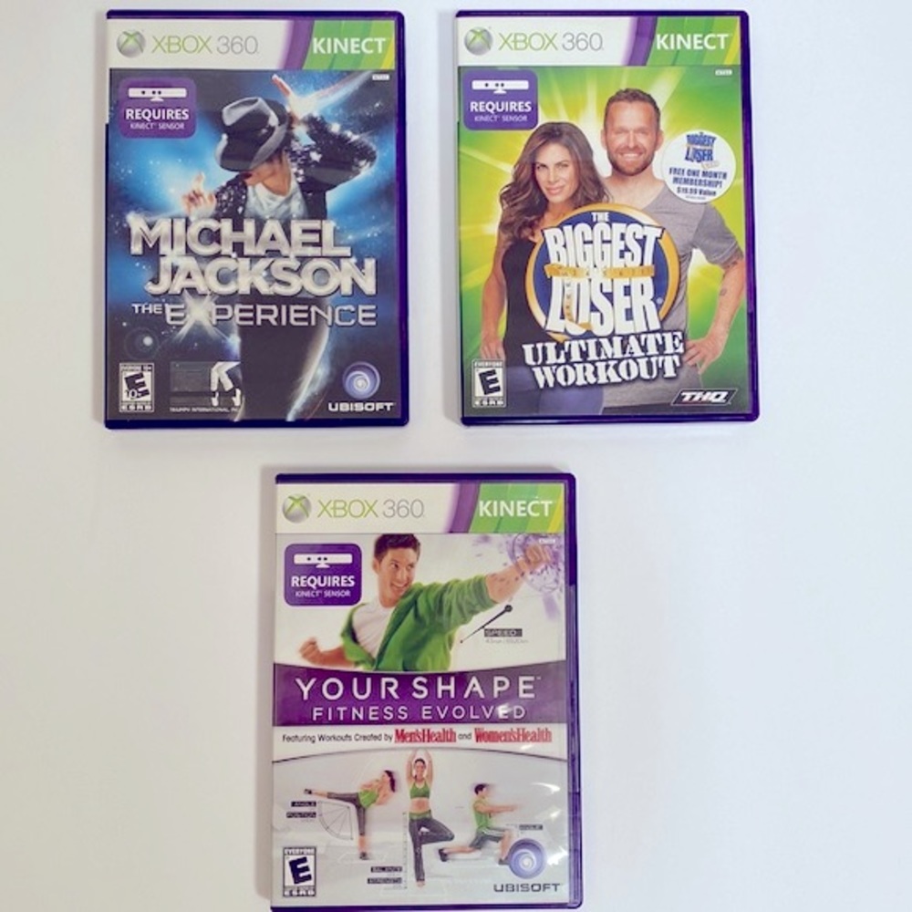 XBox 360 Kinect Games Lot of 3